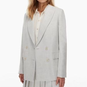 Aritzia color herring birch Double-breasted blazer Margaux Blazer